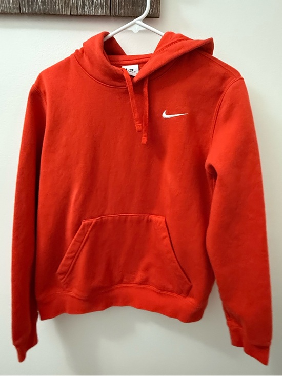 Nike Other - Nike Orange Hoodie with White Swoosh size large